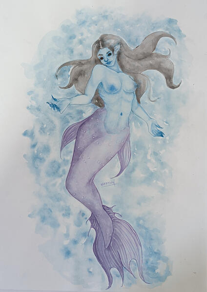 Aquarela sobre papel, 29x42 cm, 2024.